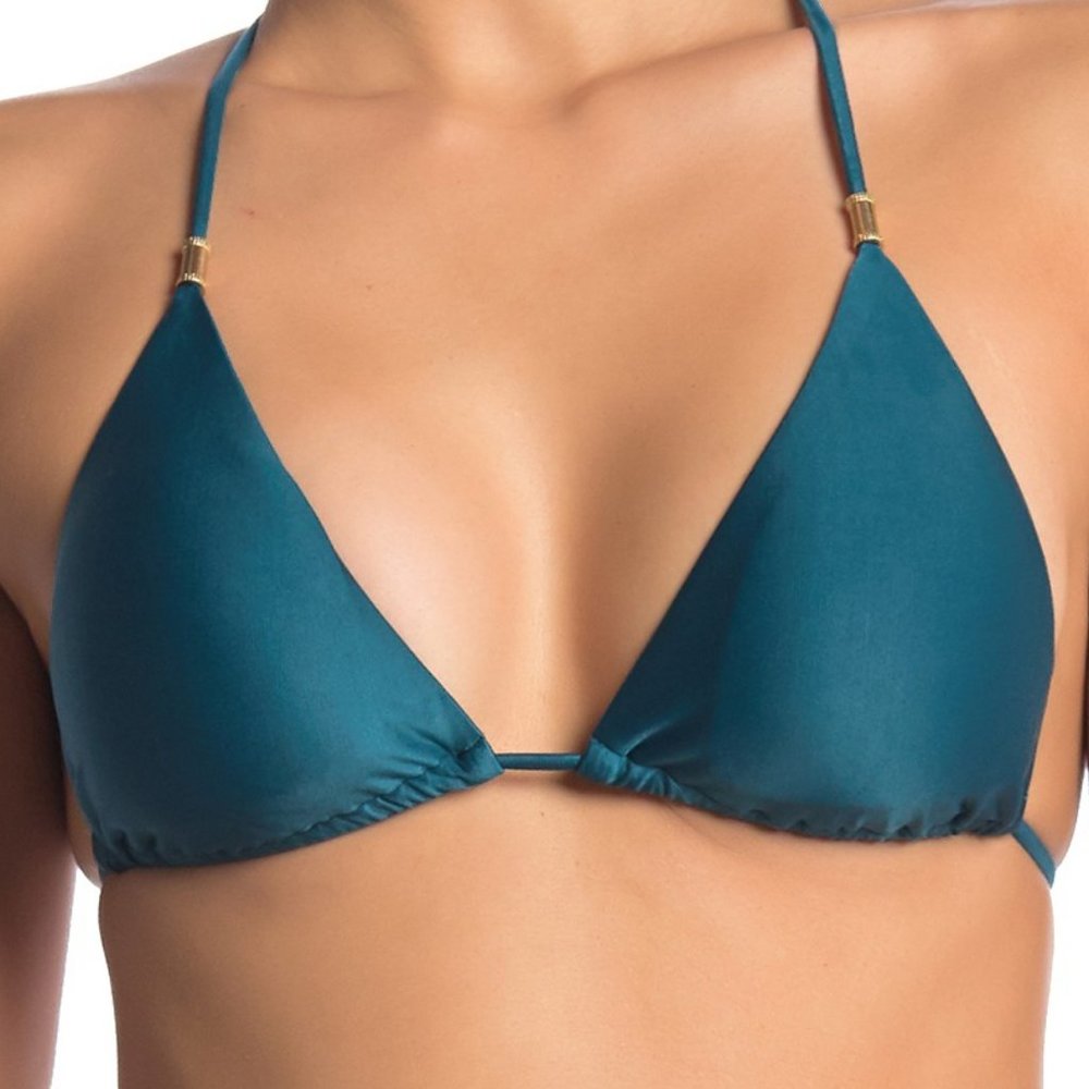 Vix Teal Bikini Top